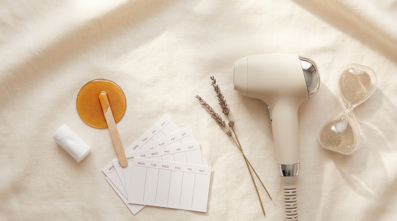 Laser hair removal treatment compared to waxing at Skin Laser & MedSpa in Chicago