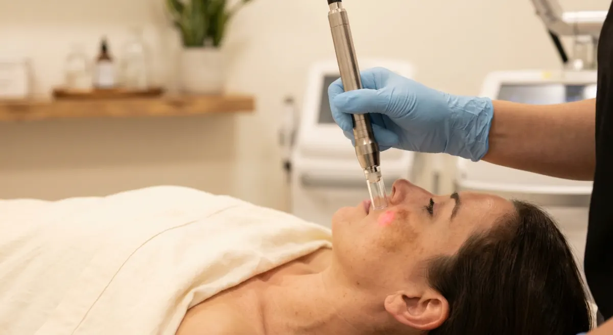 Even skin tone after hyperpigmentation treatment