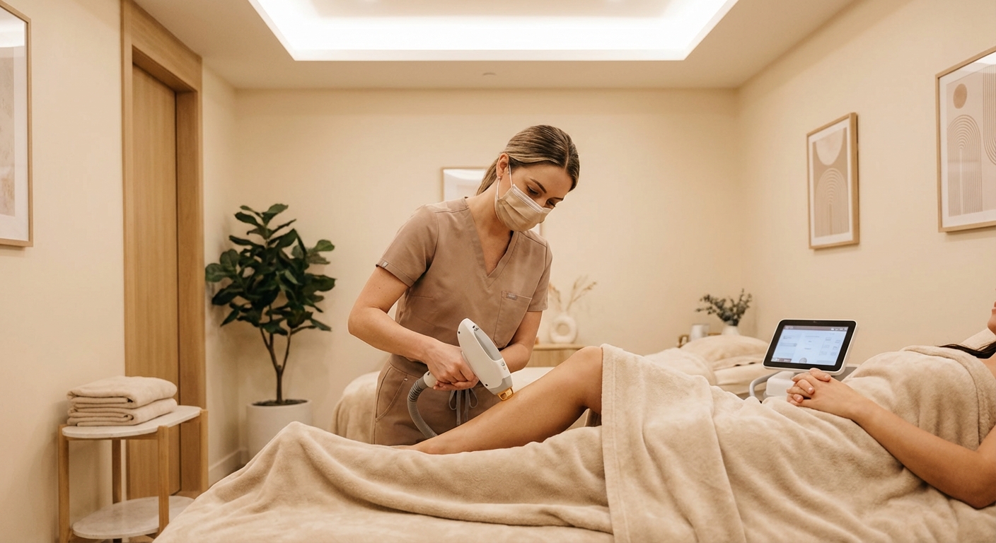 Treatment session at Skin Laser MedSpa