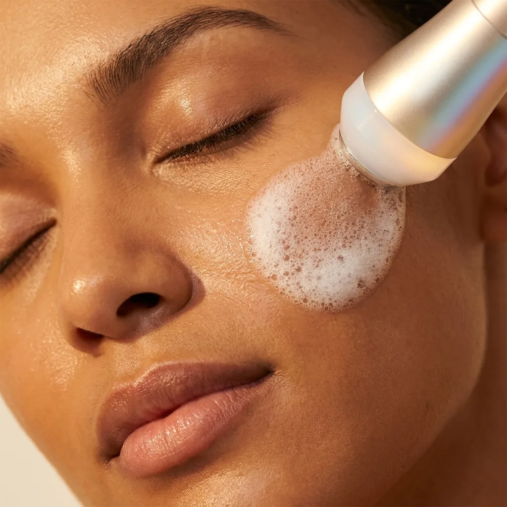 Oxy2GLO oxygen facial with bubbling oxygenation at Skin Laser and MedSpa